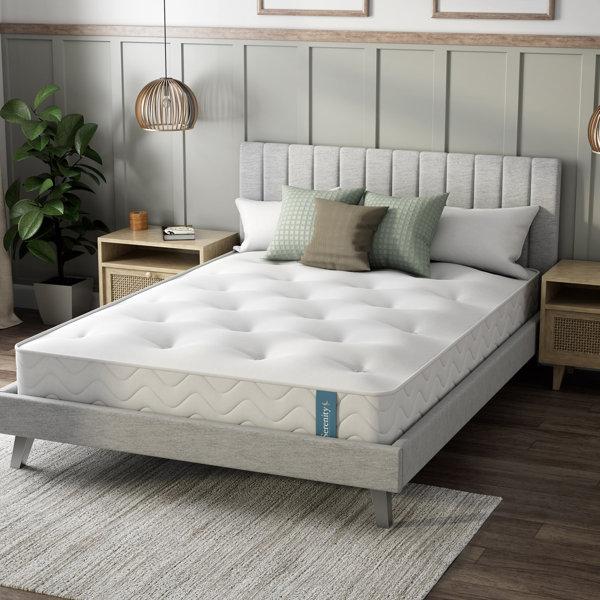 Afia Serenity Egyptian Quality Cotton Coil Spring Hand-Tufted Mattress