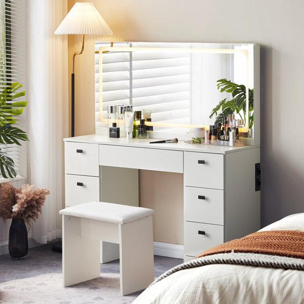 Ailiedh Dressing Table with Mirror
