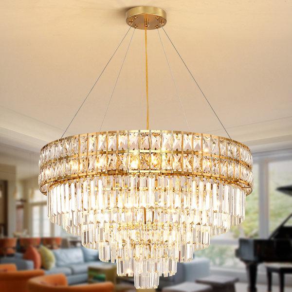 Askanaz Light Crystal Chandelier with Crystal Accents