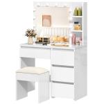 Binita Dressing Table with Mirror