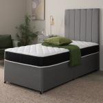 Blizzard Black Border Quilted Hypoallergenic Memory Sprung Mattress