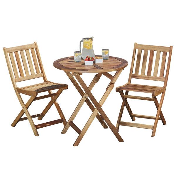 Bohanon Acacia Bistro Set for Two