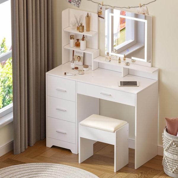 Breiana Dressing Table with Mirror