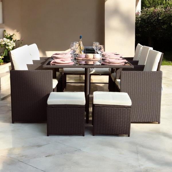 Cannes Cube Seating Set with Cushions