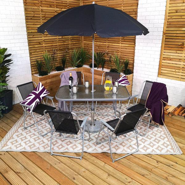 Chaddy Garden Furniture Patio Set with Table