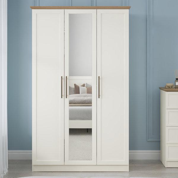 Cleverdon Door Wardrobe with Mirror