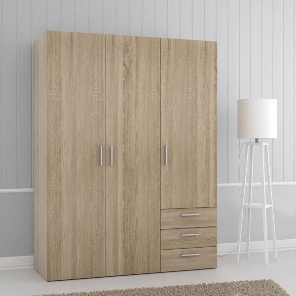Sonoma Oak Door Wardrobe with Clothes Rail