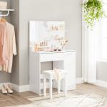 Dovewood Dressing Table with Mirror
