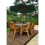 Faulkner Dining Set with Cushions and Parasol