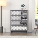 Iris Vibe Full Lucite Design Drawer Chest