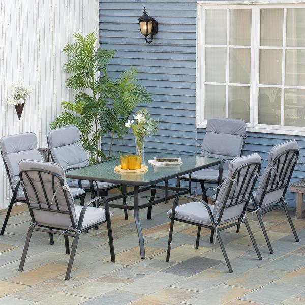 Lohrengel Rectangular Outdoor Table Set