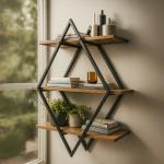 Lorenza Diamond Floating Shelf