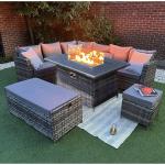 Midland Rectangular Dining Set with Cushions