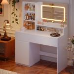 Rumiko Dressing Table with Mirror