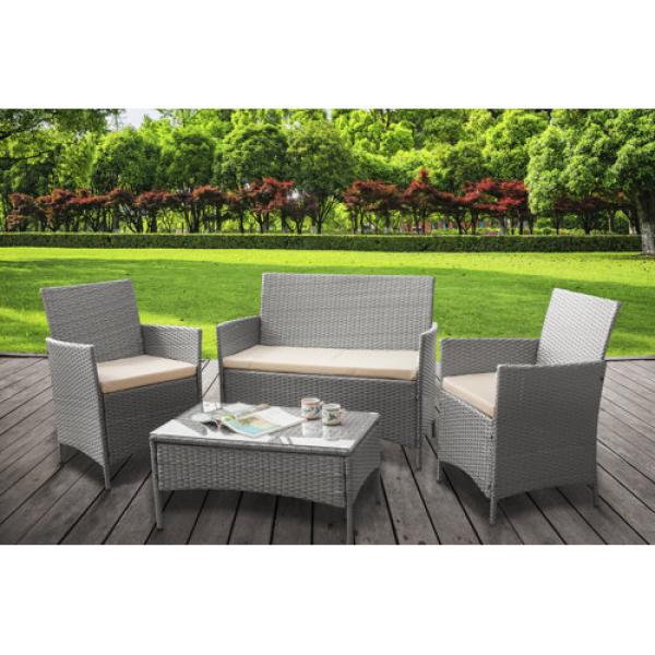 Schmier Gaubert Rattan Seater Corner Sofa Set with Cushions