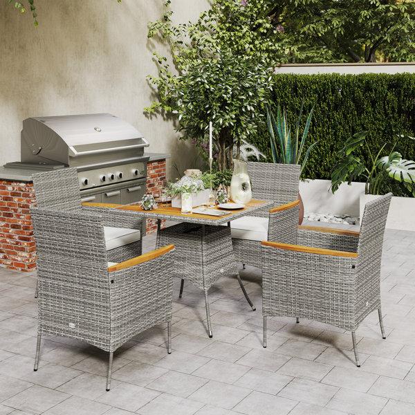 Square Outdoor Table Set