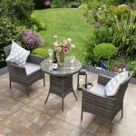 Twilley Round Bistro Set with Cushions