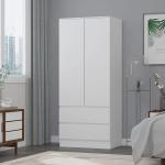 Warren Door Drawer Combi Wardrobe with Soft Close Hinges and Scratch Resistant Finish